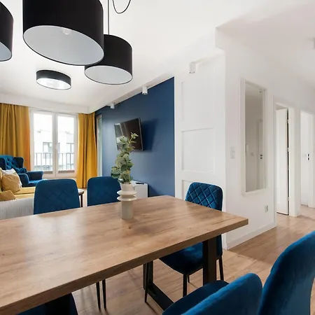 Kraków City Center Navyblue Luxury Apartment-3